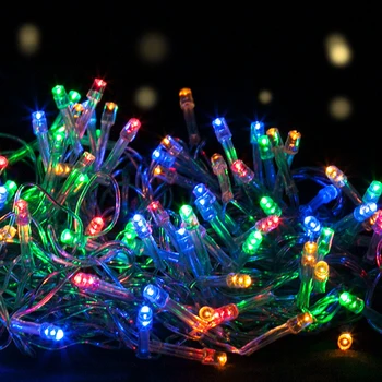 100M 800leds 220V Led string Pasakų šviesos 50m 30m 20m 10m atostogų Kiemo Kalėdų, Vestuvių dekoravimas ourdoor Vandeniui Apšvietimas
