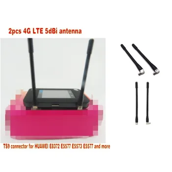 2vnt Naujos LTE 4G antenos Stiprintuvas HuaWei E8372 E398 E5372 E5577 E5786/ ZTE mf823 3G 4G LTE Oro TS9 Jungtis nemokamas pristatymas