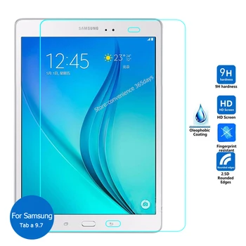 Samsung Galaxy Tab 9.7 Grūdintas Stiklas screen Protector 2.5 9h Saugos Apsauginę Plėvelę Ant TabA SM T550 P550 T 550 550 P
