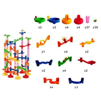 Pastatų labirinte kelio kamuolys žaidimas blokai 3D pipelin Rankas-Dėl Smegenų ankstyvojo ugdymo surinkti žaislai, Vaikų dovanų