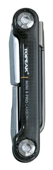 TIK 72g pro-kokybės Topeak TT2552 Anglies Mini 9 Pro CB/9 muliti-Funkcija Dviratį dviračiu lankstymo Multi Įrankis remontas, įrankiai rinkinys