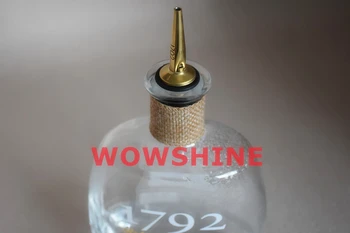 WOWSHINE Aukso spalvos vynas mediniai maisto kokybės nerūdijančio plieno 304 nemokamas pristatymas 50 vnt./daug be logotipo spausdinimo butelis mediniai