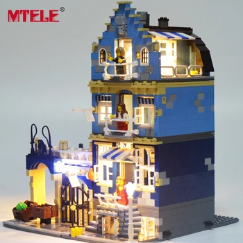 MTELE Prekės Led Šviesos Blokai Nustatyti Gamykloje Miesto Gatvėje Europos Rinkos Modelį Žaislas Suderinamas su lego 10190