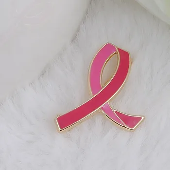 Kovos su AIDS Cinko Lydinys Emaliuota Segė Pink Ribbon Gamyklos Tiesioginės Reklamos Dovanos, Nemokamas Pristatymas į Kelią Krūties Vėžio