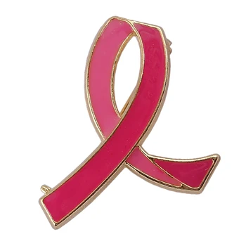 Kovos su AIDS Cinko Lydinys Emaliuota Segė Pink Ribbon Gamyklos Tiesioginės Reklamos Dovanos, Nemokamas Pristatymas į Kelią Krūties Vėžio