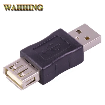 5vnt/USB daug Vyrų ir Moterų Adapteris USB Kabelis Išplėtimo Jungties, Adapteris Išplėsti USB Kabelis, Laidas USB Jungtis, Juoda HY179