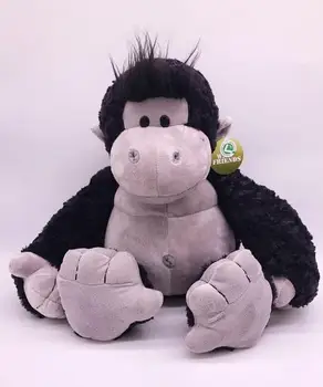 Candice guo! Nici pliušinis žaislas įdaryti lėlės mielas riebalų orangutan gorila black King Kong valentino dieną kalėdų dovana 1pc