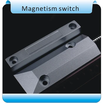 10vnt aliuminio Laidinio Durų, Langų Jutiklis Magnetinis Jungiklis Namų Signalizacijos Sistema normaliai uždaras (NC tipas)