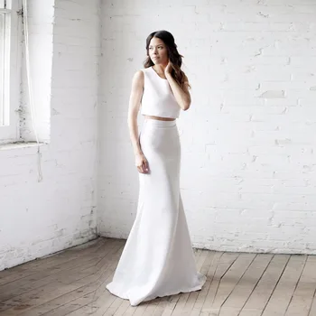 Elegantiškas, Paprastas, Ilgas, Baltas Undinė Sijonai Moterims Photoshoot Pusėje Užtrauktukas Stilius Užsakymą Suaugusiųjų Moterų Sijonas Saias Naujas