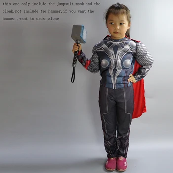 Keršytojas Thor Klasikinis Raumenų cosplay Vaikas Kapitonas Amerika kostiumai Berniukams Geležinis Žmogus Cosplay Vaikai Karnavalas šalies cosplay
