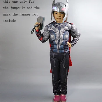 Keršytojas Thor Klasikinis Raumenų cosplay Vaikas Kapitonas Amerika kostiumai Berniukams Geležinis Žmogus Cosplay Vaikai Karnavalas šalies cosplay