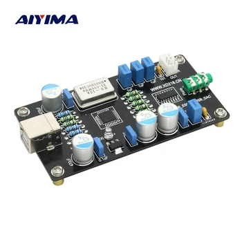 Aiyima PCM2706 ES9023 USB Audio DAC Garso Atkodavimo Kortelę Valdybos HI-FI Nulis Triukšmo I2S Dekodavimas