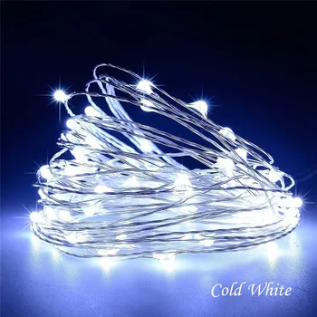 10 Metrų Vario 100 Led styginių šviesos 100led 12V1A maitinimo adapteris atsparumas vandeniui collorful led šviesos interjerams dekoruoti kalėdų