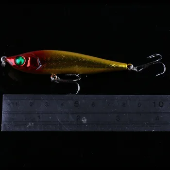 HENGJIA 5vnt 8.5 cmn 13.6 g kieto plastiko pieštuku žvejybos masalas jūroje nuskendo baitcasting wobblers crankbaits pesca swimbaits su dėžute