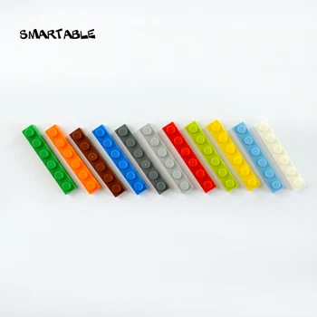 Smartable Žaislai plokštė plytų 1X6 Trumpas Statybos Blokus 