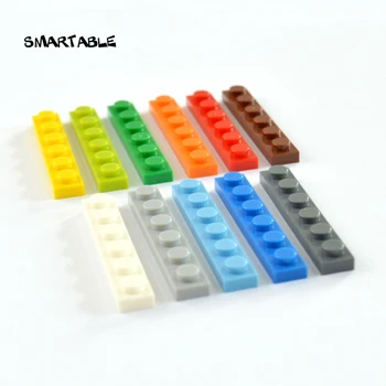Smartable Žaislai plokštė plytų 1X6 Trumpas Statybos Blokus 