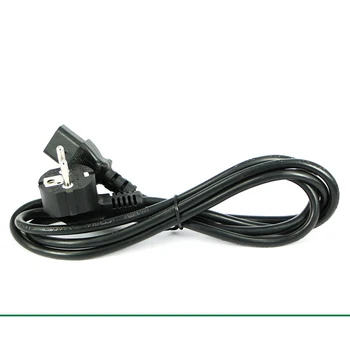 Didmeninė ES Plug 1.5 M Black 3-Šakės, AC Maitinimo Kabelis Adapteris, Laidas, AC Maitinimo Laidas, kabelis nešiojamas adapteris švino Adapteris
