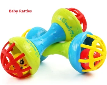 Kūdikio Barškutis vertus Bell Žaislas Ranka Purtyti Bell Kūdikių Barškučių Vaikams gimtadienio Dovana Švietimo žaislai vaikams