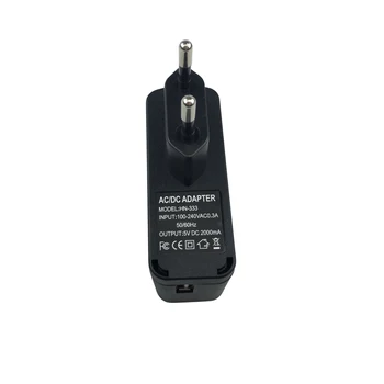Nešiojamų 5V 2A Maitinimo Kištuko Adapteris, USB Port Sienos Kroviklis su ES/JAV/UK Kištukas Aviečių Pi Nulis W