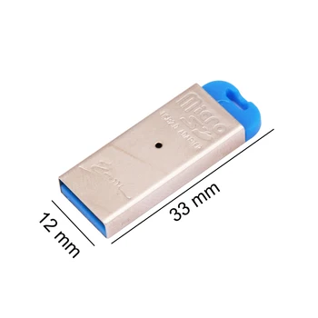 SR USB Kortelių Skaitytuvas T-Flash Atminties Kortelė MicroSD Kortelės Adapteris, Iki 64GB