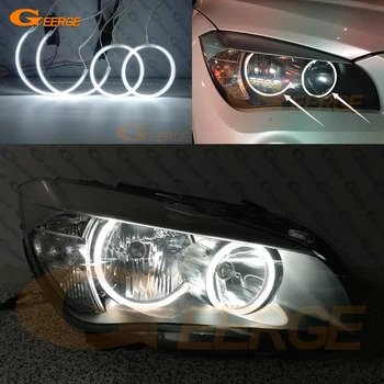 BMW X1 E84 2010 2011 2012 2013 Halogeninės Puikiai suderinama Itin šviesus CCFL Angel Eyes kit halo žiedai