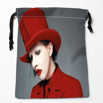 Naujas Atvykimo Marilyn Manson Raišteliu Krepšiai Užsakymą Saugojimo Spausdinti Gauti Bag Tipo Maišeliai Saugojimo Krepšiai Dydis 18X22cm