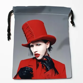 Naujas Atvykimo Marilyn Manson Raišteliu Krepšiai Užsakymą Saugojimo Spausdinti Gauti Bag Tipo Maišeliai Saugojimo Krepšiai Dydis 18X22cm