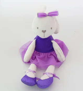 42cm Cute Bunny Kūdikio Minkšti Pliušiniai Žaislai Mini Įdaryti Gyvūnų, Vaikų, Kūdikių Žaislai, Sklandžiai Paklusnus Miega Triušis Lėlės
