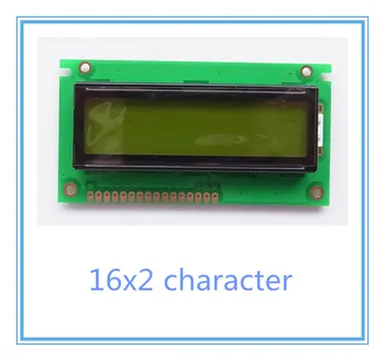 Nemokamas pristatymas 2vnt 1602 lcd ekranas ekrano modulis Aukštos kokybės LC1623 simbolių dydį 84x44mm HD44780 WH1602A AC162D LMB162H