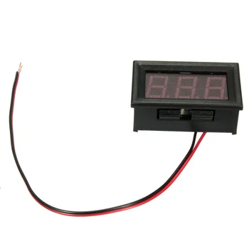 330V DC 0.4 colių Digital Voltmeter Skydelis Matuoklis, Automobilio Variklio Mėlynas LED