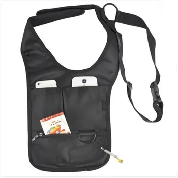 Daugiafunkcinis vyrų krūtinės kelionės krepšys krūtinės krepšys, apsaugos nuo vagystės saugojimo krepšys slaptas agentas maišelį prigludę kišenėje