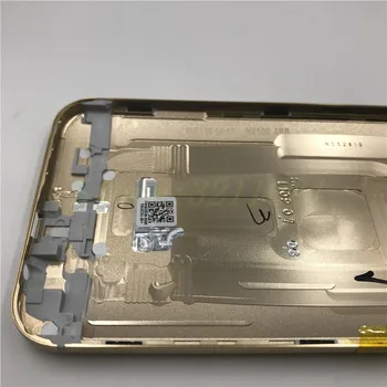 Aukštos kokybės juoda / aukso / Sidabro Galinis korpusas HTC M9 galinio dangtelio, baterijos atveju durys su mygtukais